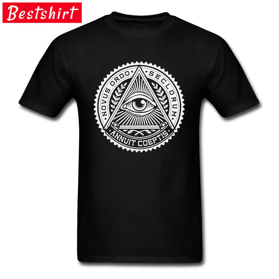 Illuminati Eye of Providence Tshirt anunus anuit Coeptis 3D tlačené tričko pre mužov vysokokvalitné oblečenie sveter bavlna Deň otcov