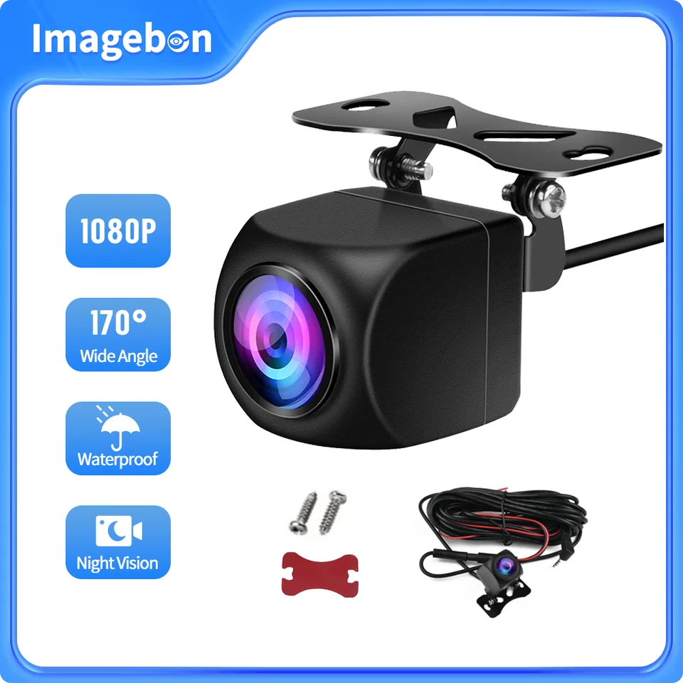 ImageBON 1080P Zálohovanie vozidla Zadný pohľad zadný monitor Camera
