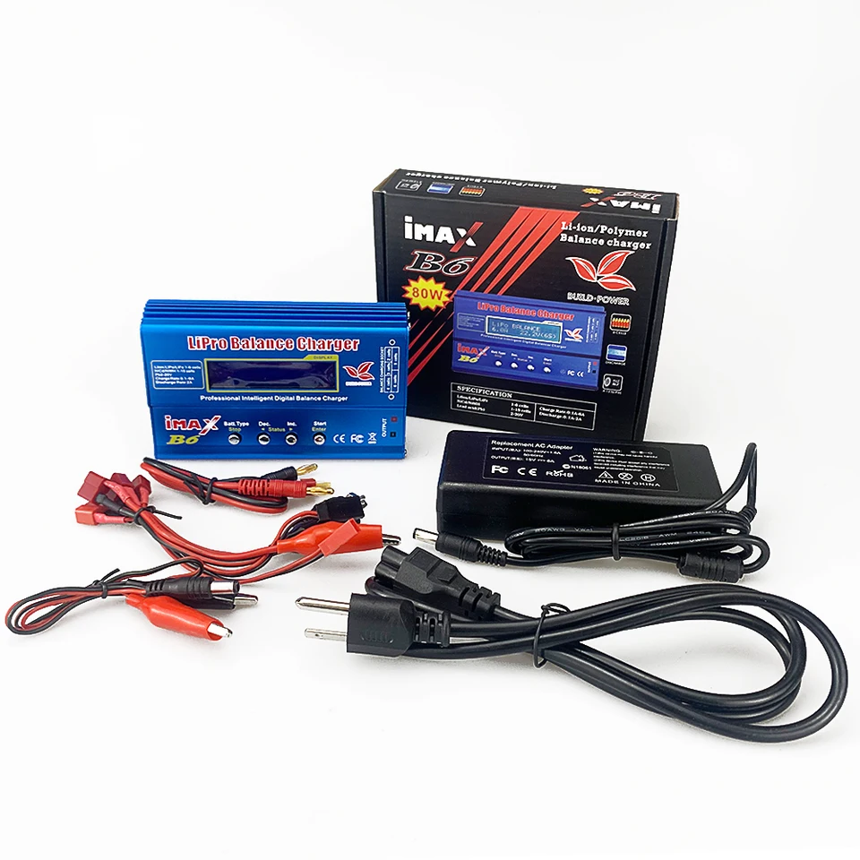 IMAX B6 B6AC B3 B3 PRO 10W 20W 80W AC LCD LCD SCRON DIGITÁLNE NIMH NICD LIGHIUM BATTERICKEJ BATTERNA TURNIGY