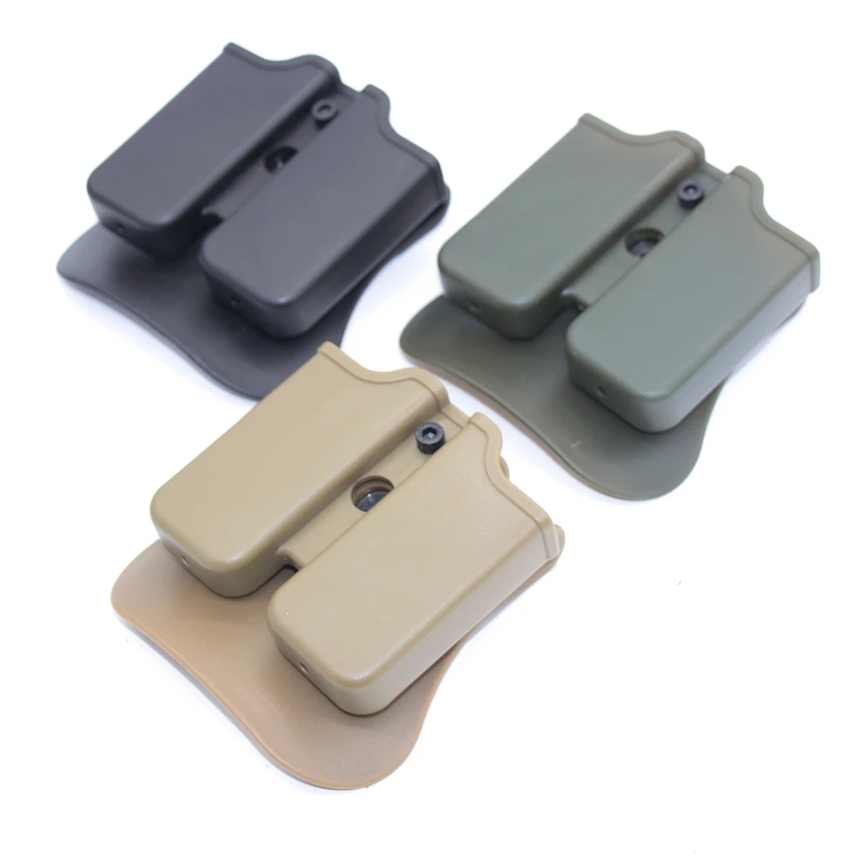 IMI Tactical Double Magazine Bag Glock 17 Beretta M9 M92 Colt 1911 Hunting Universal Mager Polster