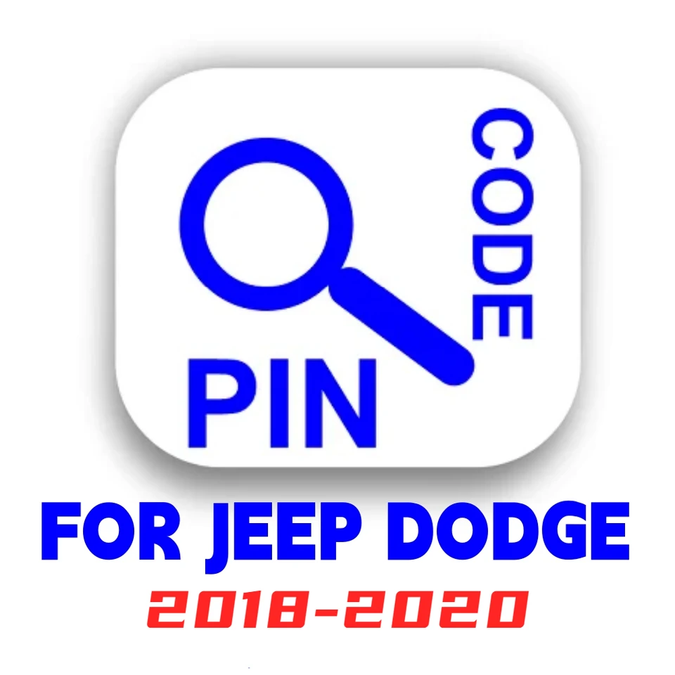 IMMO PIN kód a služba výpočtu výpočtu kľúča pre RAM pre Plymouth pre Jeep pre Eagle pre Dodge pre Chrysler 2018-2020