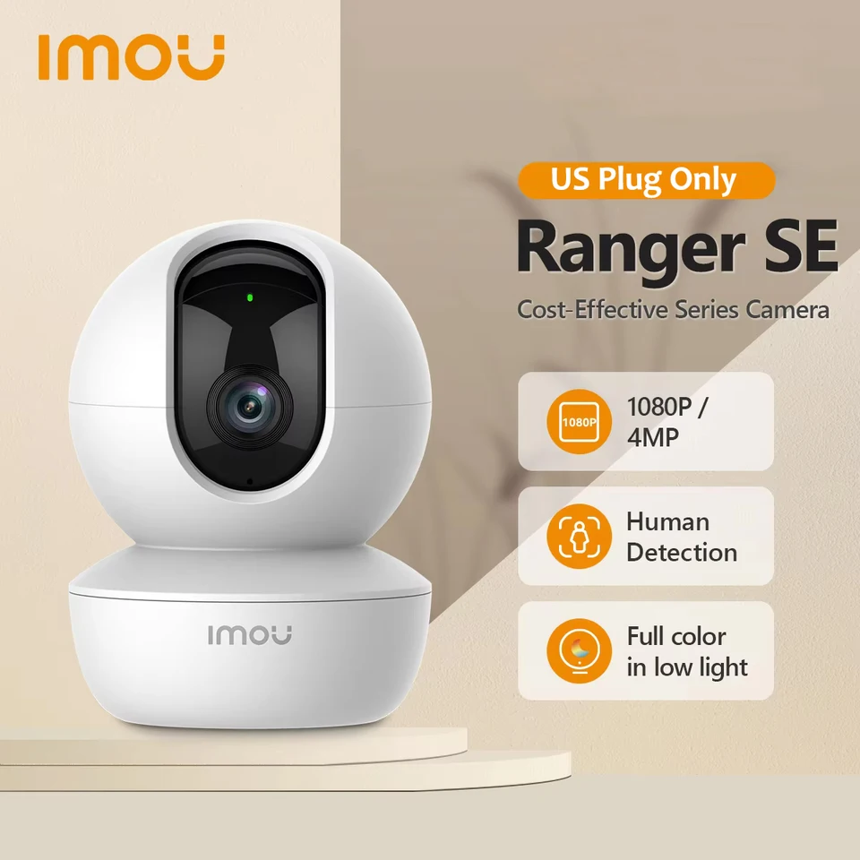 IMOU RANGER SE 4MP 4X Digital Zoom AI Human Detect Camera Detská bezpečnosť dohľad