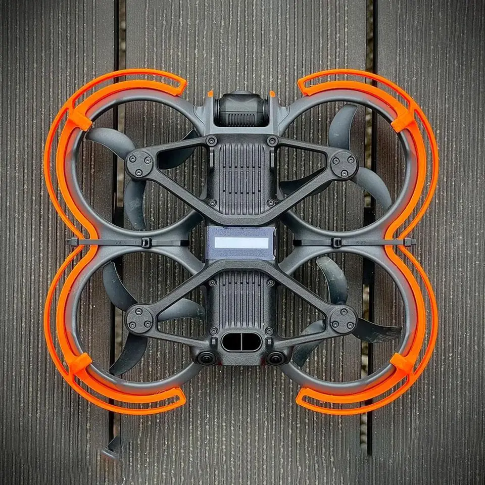 Impact Protector vhodný pre DJI AVATA 2 Proti-Collision Bumper Guard Ochrana Ochrana Fufuse Frame 3D tlačový proces