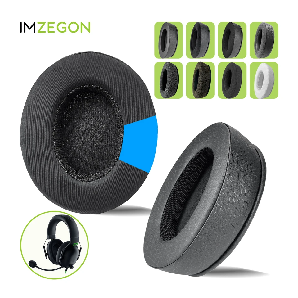 Imzegonské náhradné uší pre Razer Blackshark V2 X, V2 Pro, Stereo, Kaira Pro slúchadlá