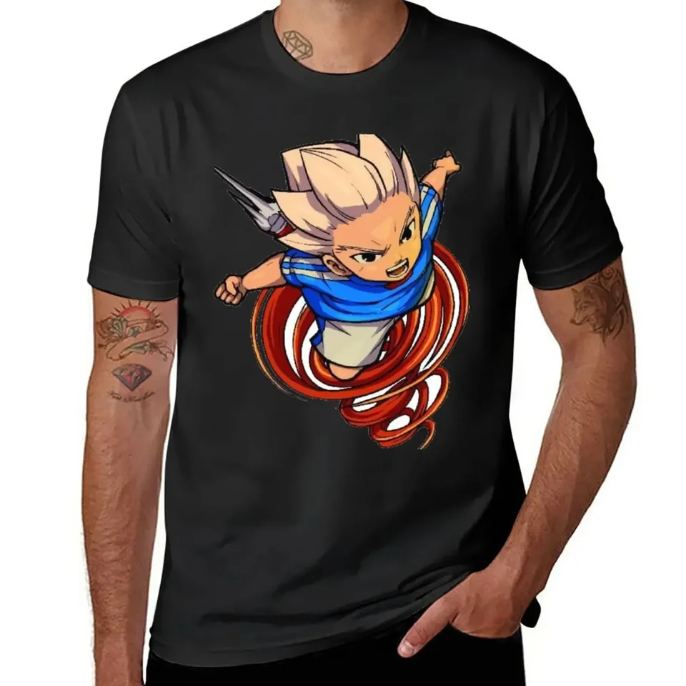 Inazuma jedenásť: Axel Blaze (Gouenji) Fanart! Tričko chlapcov biele anime pánske tréningy košele