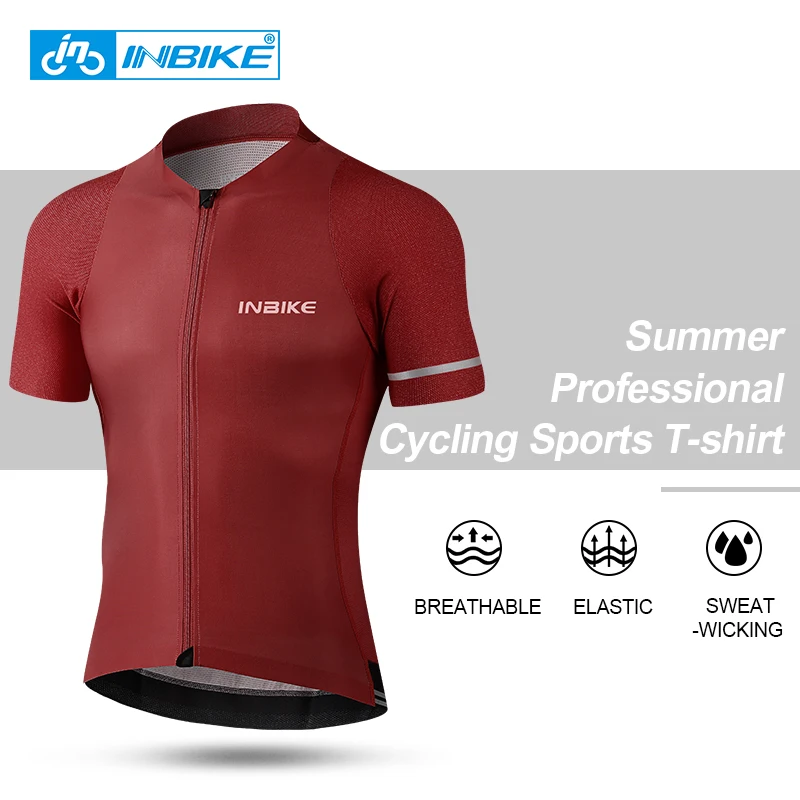 Inbike priedušný cyklistický dres letných mužov MTB Maillot Bike Tirla s krátkym rukávom 2022 Nové horské bicykle odev JS003
