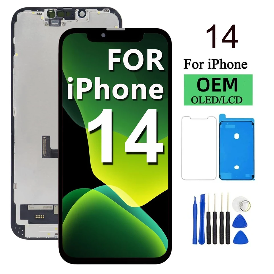 incell Pantalla pre iPhone 14 LCD displej dotykovej obrazovky Digitalizátor pre iPhone 14 LCD náhradný 3D Touch True