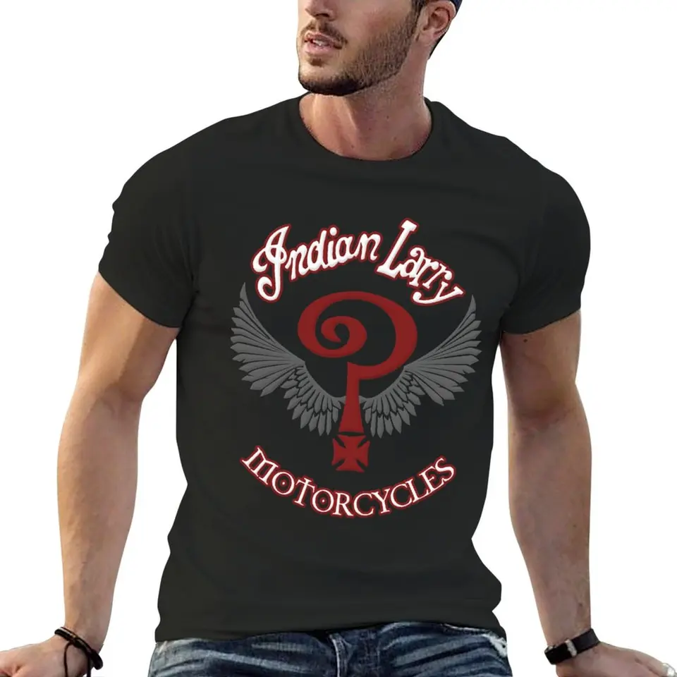 Indian Larry Essential Tričko nadmerne veľtrhové fanúšikov