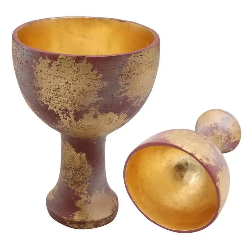 Indiana Jones rekvizity Halloween Wine Goblet rekvice halloween víno poháriky rekvizity živici Kristus Svätý grál Indiana Jones Party