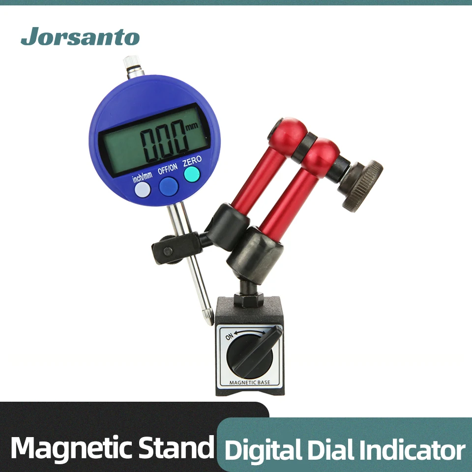 Indikátor digitálneho číselníka Magnetický stojan Base Distor Držiteľ držiaka na meranie meriara Micometer Merometer Nástroje sondy