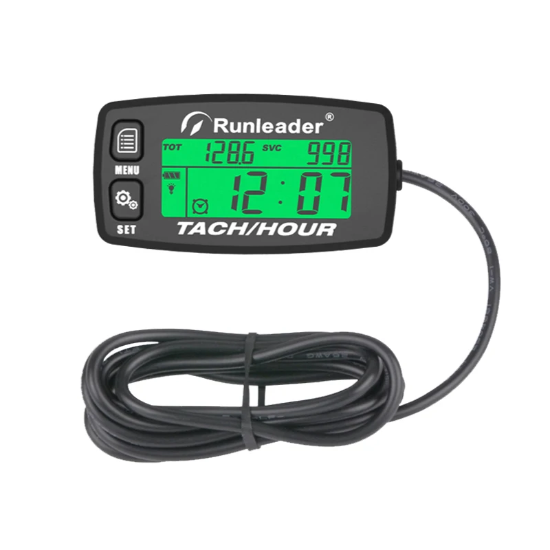 Indukčný výstražný tachometer výstražný RPM RPM MOTOR HODEL ODPORUJTE PODPORNÉ TACHO HOURE METERS pre motocyklovú kosačku ATV