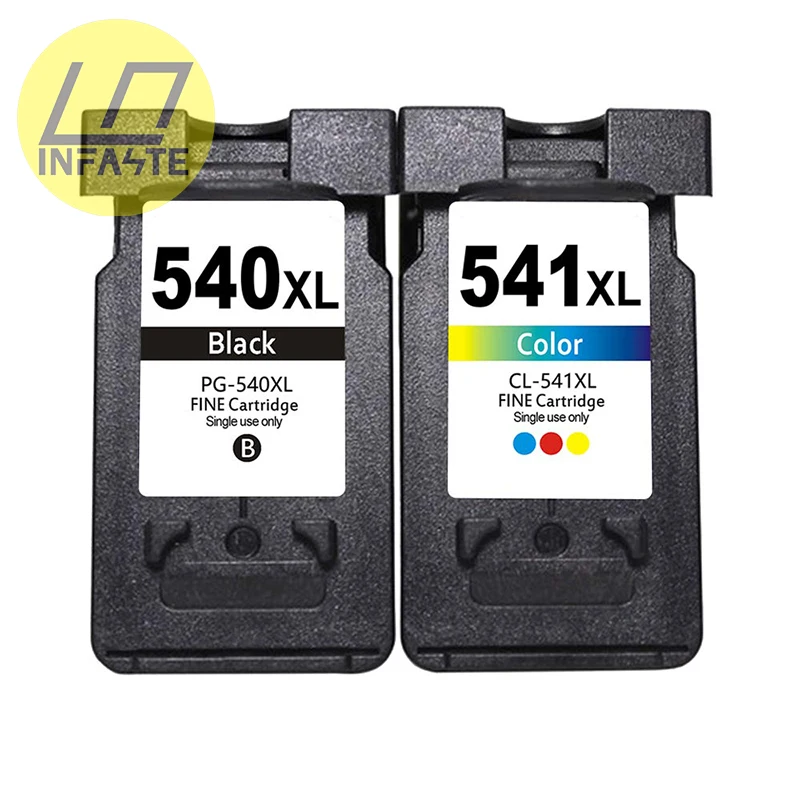 Infaste PG-540 CL-541 Kompatibilná s atramentom kompatibilným pre Canon Pixma PG540 MG3250 MG3255 MG3550 MG4250 MG4100 MG4150 TLAČNÁ TLAČIAK