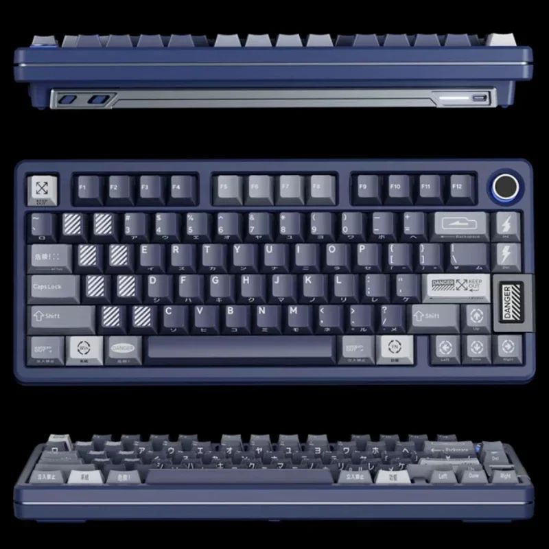 Infi75 Uchovávajte mimo mechanickú klávesnicu vlastné tri-režim Wireless 2.4G Hot Swap RGB podsvietenia Tesnenie štruktúry hernej klávesnice Darček