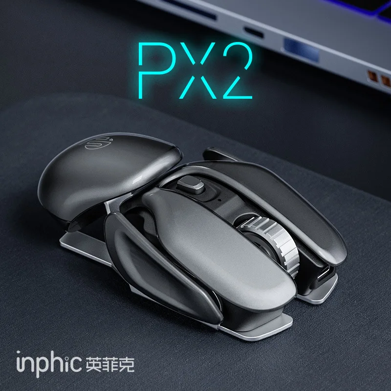Infic PX2 Wireless Mouse Metal Science Style 2,4 GHz nabíjanie USB