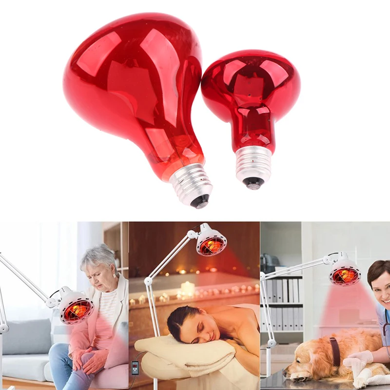 Infračervená fyzioterapia Žiarovka 100 W 150 W Hriepavá terapia Červená lampa pre bolesť krku Artritída Artritída svalová kĺb