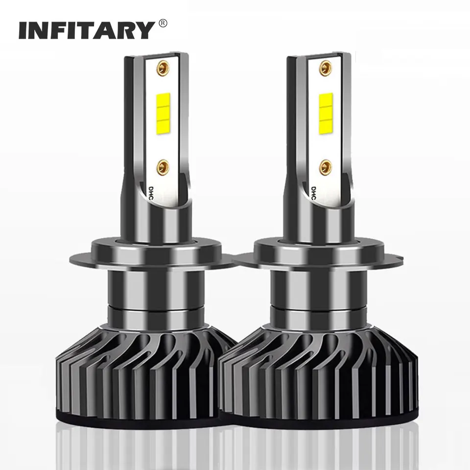 Initár H4 H7 hmlové LED svetlá 20000LM CSP 1860 Chip H1 H11 HB3 HB4 9005 9006 6500k Auto Car Mini Canbus Svetlomety žiaroviek žiaroviek