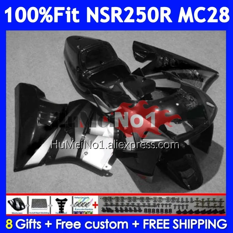 Injekcia na Honda NSR250R MC28 1994 1995 1996 1997 1999 16NO.30 NSR 250 250R NSR250 Silvery Blk R 94 95 96 97 98 99 Fairings
