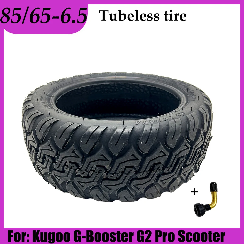 Innova 85/65-6.5 bezdušová pneumatika pre Kugo G-Booster G2 Pro Electric Scooter Front and zadné kolesá, ktorá je odolná voči opotrebovaniu pneumatiky odolnej voči opotrebeniu