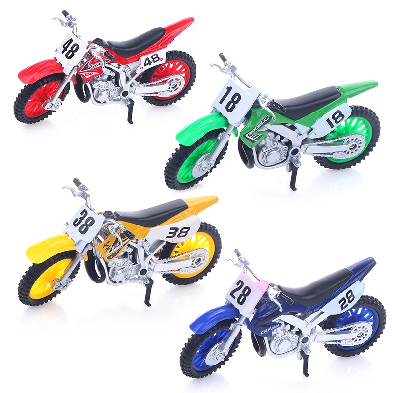 Inovatívne a praktické dobrodružstvo simulované zliatinové motocykle Model Model posuvná hračka Domáca dekorácia doplnky pre deti