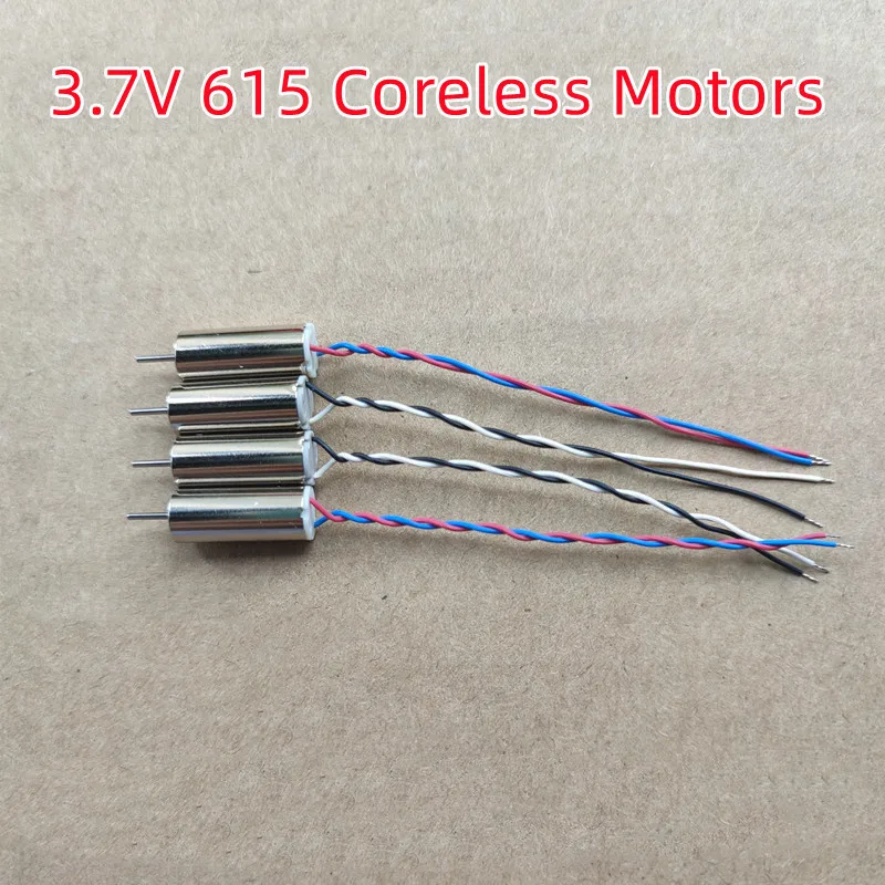 Inovácia 4pcs 3,7V 615 6x15 mm 59000RPM CORESLESLE MOTOR For BLADE INDUCTRIX H36 E010 FPV Brushed TinyWhope DIY QUADCOPTER