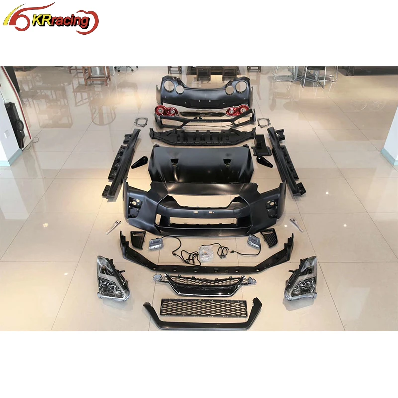 Inovácia My17 OEM Style PP Body Kit s svetlometom a zadným svetlom pre Nissan GTR R35 2008-2016