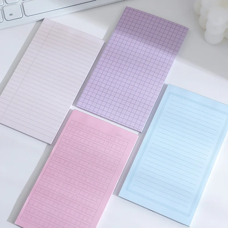 Ins Color Simple Style Memo Pad Creative Office Správa Papier študent Funkčný denný plán Poznámkový blok Škola kancelárskych potrieb 50 listov