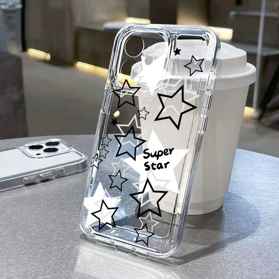 INS Star Clear Case pre Samsung A35 5G A05 A54 5G A53 A52 A34 A33 A13 A14 A73 A72 A71 A51 A32 A24 A23 A22 A22 A12 A12 A04E Silikónový kryt