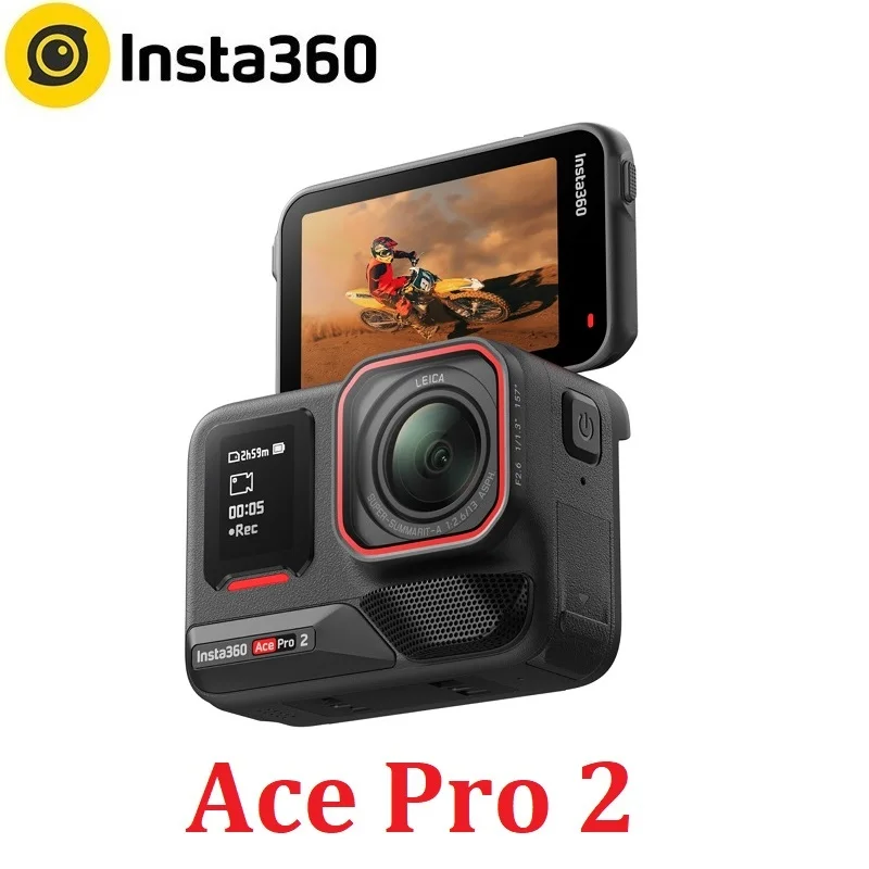 Insta360 Ace Pro 2 Action Camera 8K Video 4K 120 fps 10 m vodotesná stabilizácia Flowstate Insta 360 One Ace Sports Camera