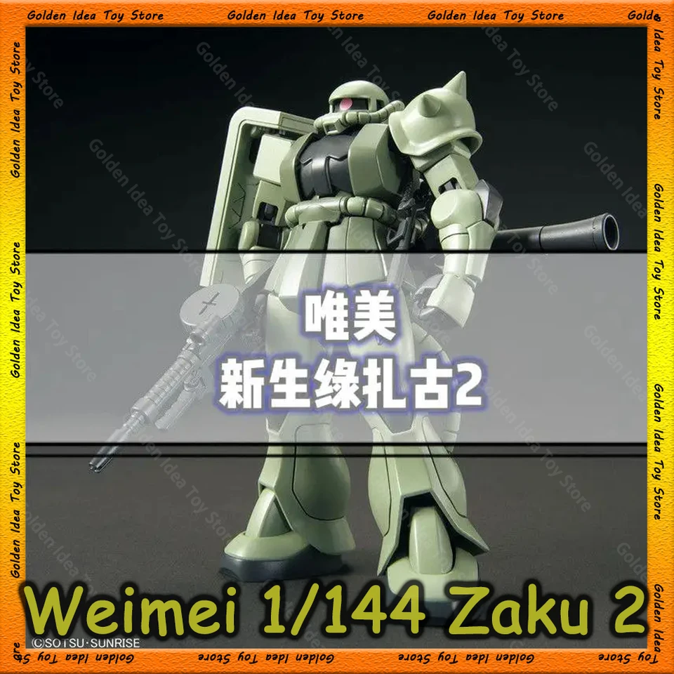 Instock New Weimei 1/144 ZAKU 2 Zostava Model Model Kit Zbierka Akcia Obrázok Plasitc Prispôsobené hobby hračky pre deti narodeniny darčeky