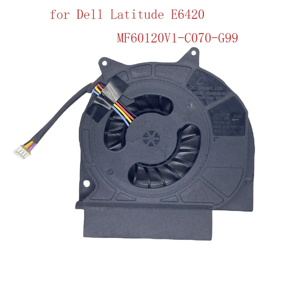 Integrovaný chladiaci ventilátor GPU pre Dell Latitude E6420 MF60120V1-C070-G99