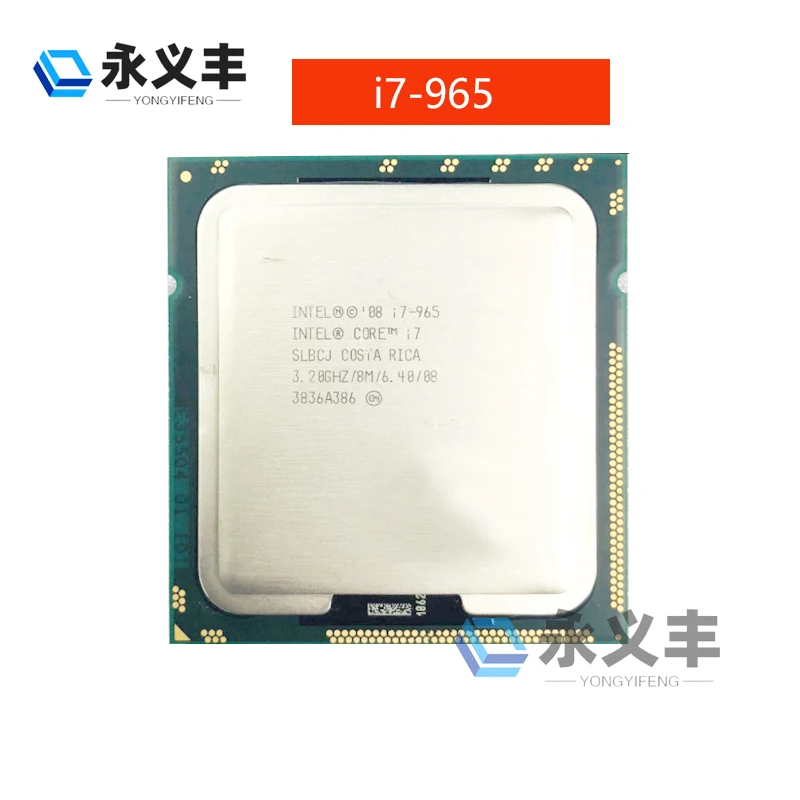 Intel Core i7-965 i7 965 i7965 i7 965 3,2 GHz Quad-Core CPU procesor 130W 8M LGA 1366 Pôvodné originálne zabezpečenie kvality