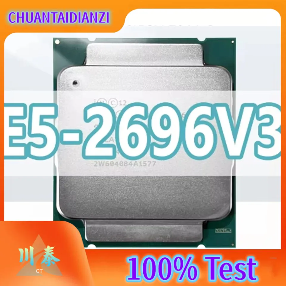 Intel použitý Xeon E5-2696 V3 E5 2696V3 E5 2696 V3 2,3 GHZ 45 MB 135W LGA 2011-3