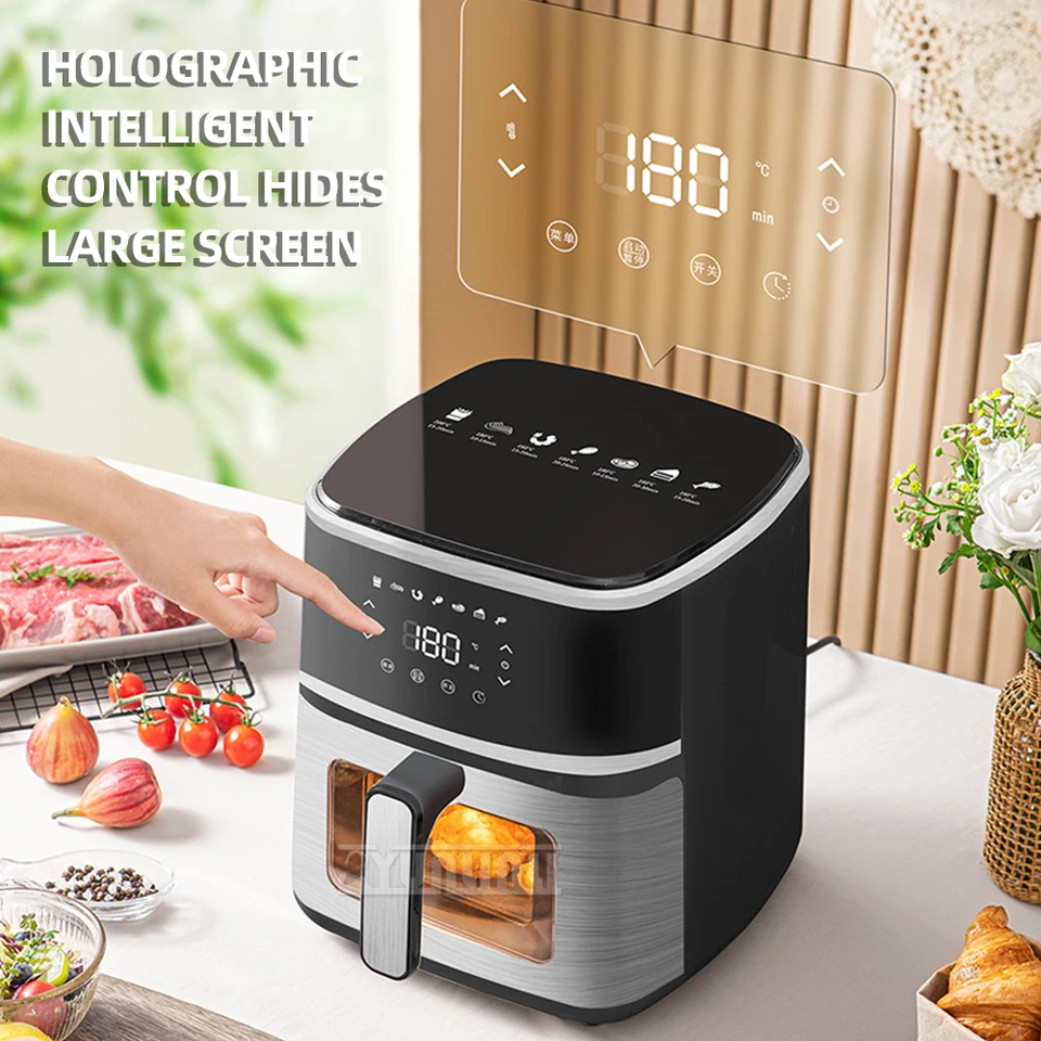 Inteligentná elektrická fritéza v rúre Viditeľné vzduchové fritézy Cocina Electrica friteuse a Huiles Electrique