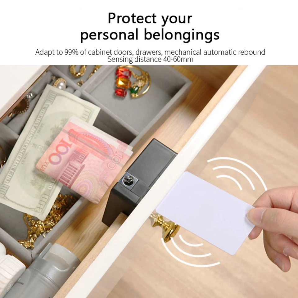Inteligentná zásuvka Lock Intelligent Skrint Locker IC/ID CARD TT Aplikácia Odomknutie elektronického nábytku drevený zámok dverí