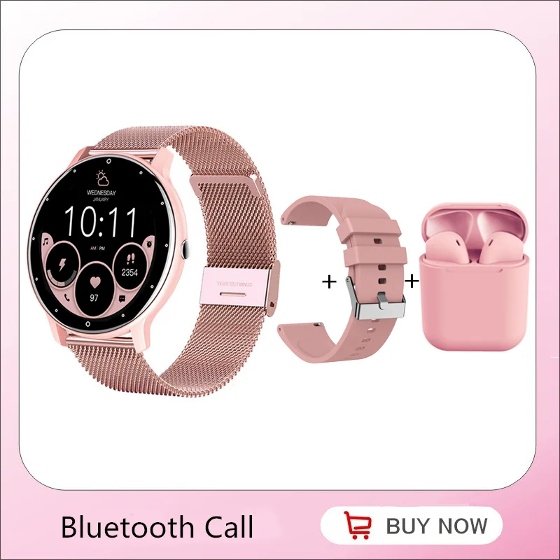 Inteligentné hodinky Ženy Men 1,39 palca Full Touch Screen Voice Assistant WhatsApp Správa oznámenia Bluetooth Odpoveď zavolajte Smartwatch
