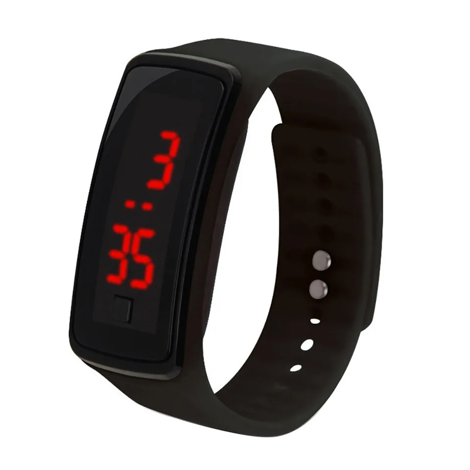 Inteligentné náramky Men ženy Fitness Sports Smart Band Led náramok druhej generácie hodinky Šport Silikone Electronic Watch