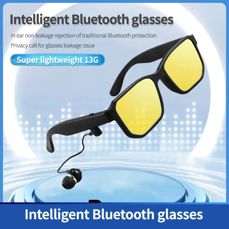 Inteligentné okuliare náhlavná súprava bezdrôtové slnečné okuliare Bluetooth Outdoor Sport Sarfon Hudba Hudba Anti-modrá slúchadlá