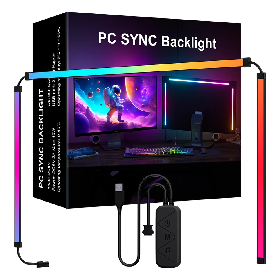 Inteligentné prostredie TV osvetlenie PC Displej synchronizácie LED Strip Monitor podsvietenia DIY Party Atmosféra Light Ramadan Decor Lamp Game Holiday