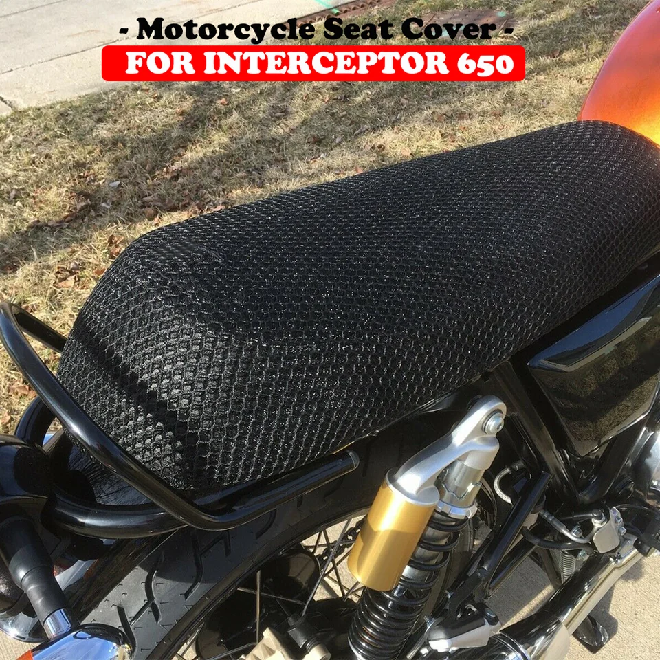 Interceptor 650 Príslušenstvo 3D sieťový kryt sedadla Motocykel Motocyklový vankúš pre Royal Enfield Interceptor650 2018 - 2022