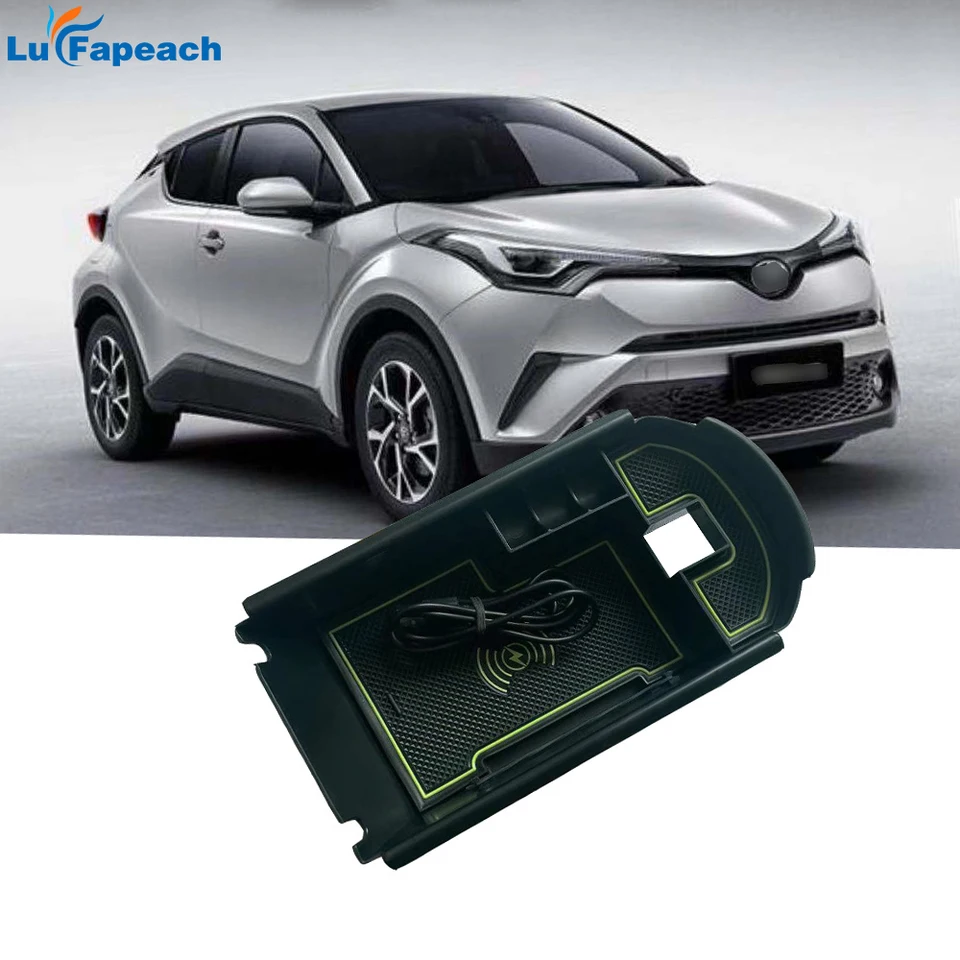 Interiér doplnkov pre autá pre Toyota Yize chrt bezdrôtové nabíjanie úložného boxu Čierna automatická stredná stredová konzolová poloha prevodovky ABS