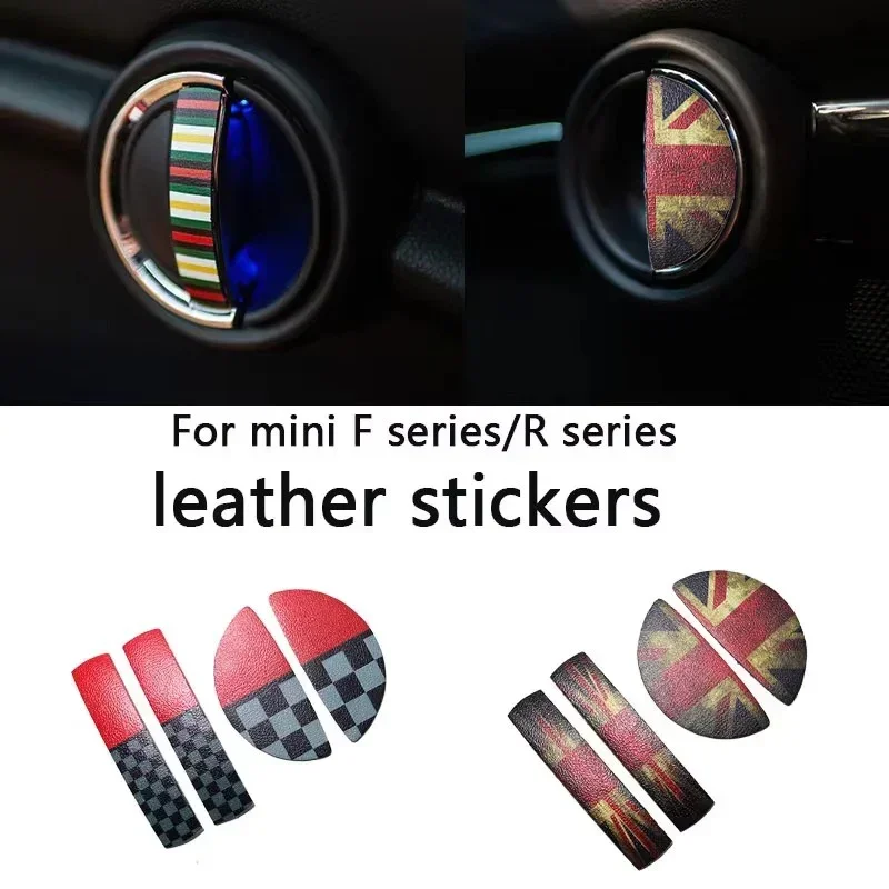 Interiérové ​​dekorácie Doplnky Doplnky predných zadných dverí Nálepka na rukoväť pre Mini Cooper F56 F55 F54 F60 R55 R56 R57 R58 R59 R60 R61