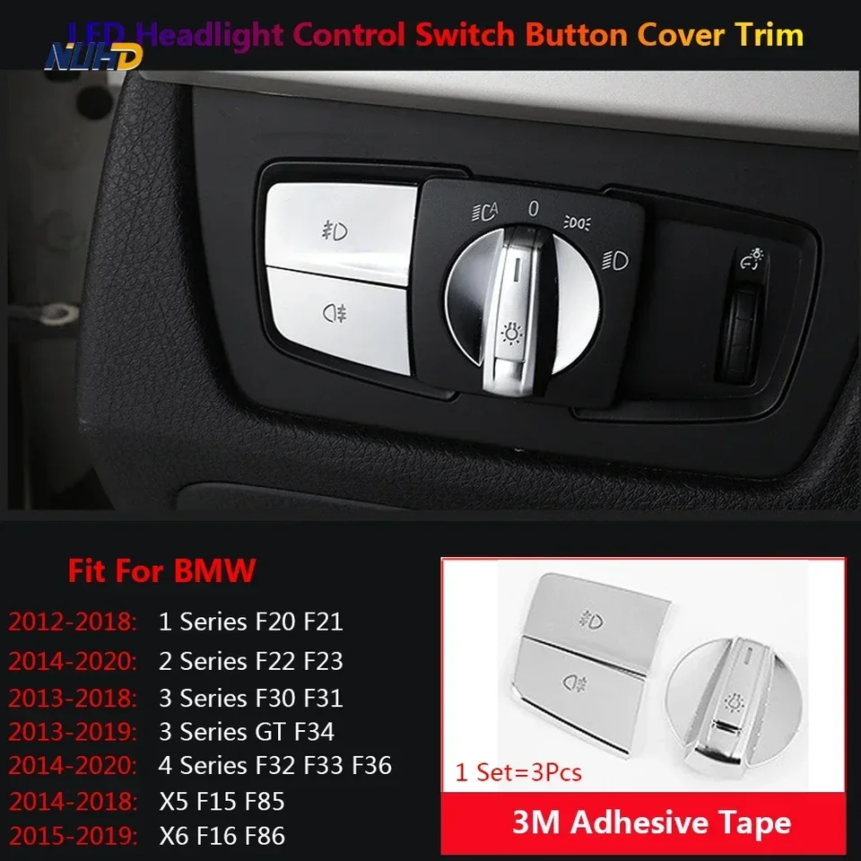 Interiérové ​​nálepky na auto pre náplastie pre BMW X5 X6 1 2 3 4 Series F15 F16 F30 F34 F15 F16 F32 F20 F21 F22 F23 F30 F31 F32 F33