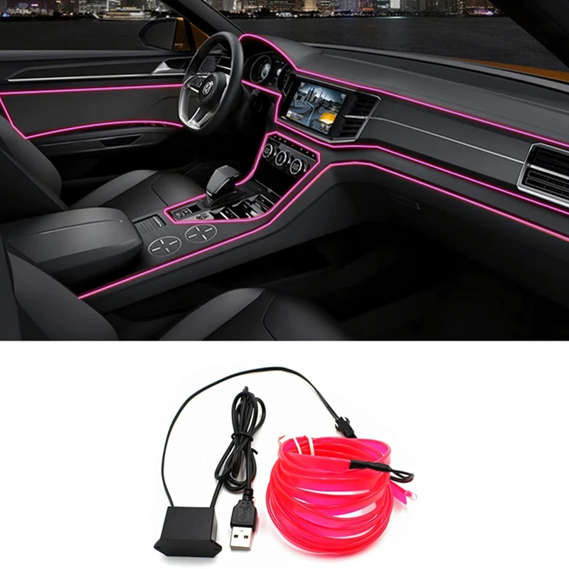 Interiérové ​​osvetlenie LED diódy LED dióda dekorácie girlandu drôt ropetube flexibilné neónové svetelné výrobky interiérová časť