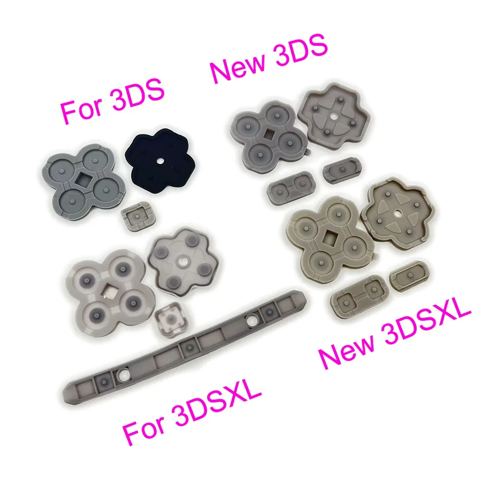 Interná klávesnica kremíkový guma pre Nintendo 3DS a 3DS XL a nové 3DS a nové 3DS LL náhradné vodivé tlačidlo