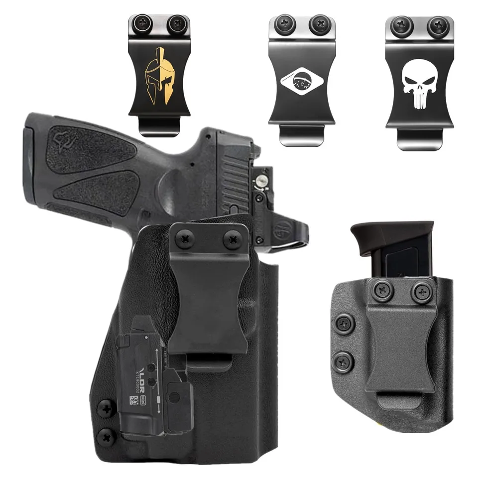 Interné puzdro Kydex pre Taurus G3 Toro s baterkou GM23 800 Olight Baldr Mini 600 Lumen laser laserová optická červená bodka