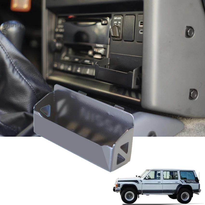 Interné usporiadanie príslušenstva pre Nissan Patrol Y60 Storage Box Center Center Console Panel Modifikácia