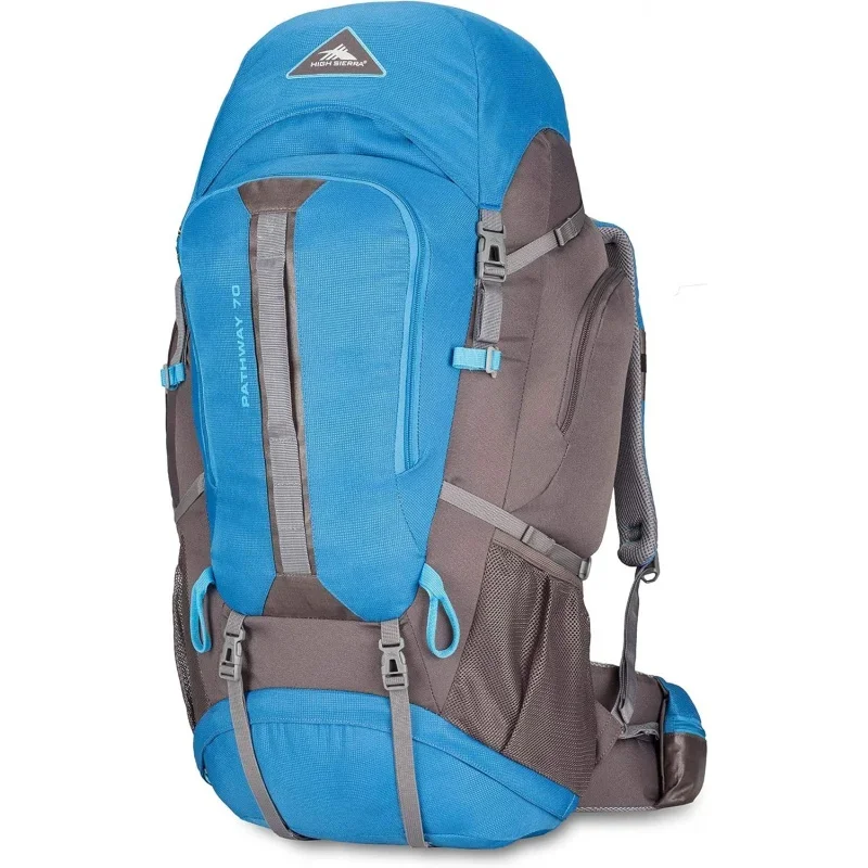 Interný rámec na chodníku, turistický batoh, minerál/bridlica/ľadovec, 70L