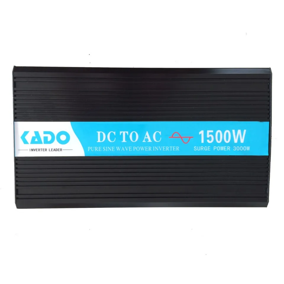 Invertor napájania vozidla 1500W 24 V DC až 220 V AC Pure Sine Wave Solar Inverter batéria Vysoko napätie prevodník 12 V/24 V až 110/120 V/220V