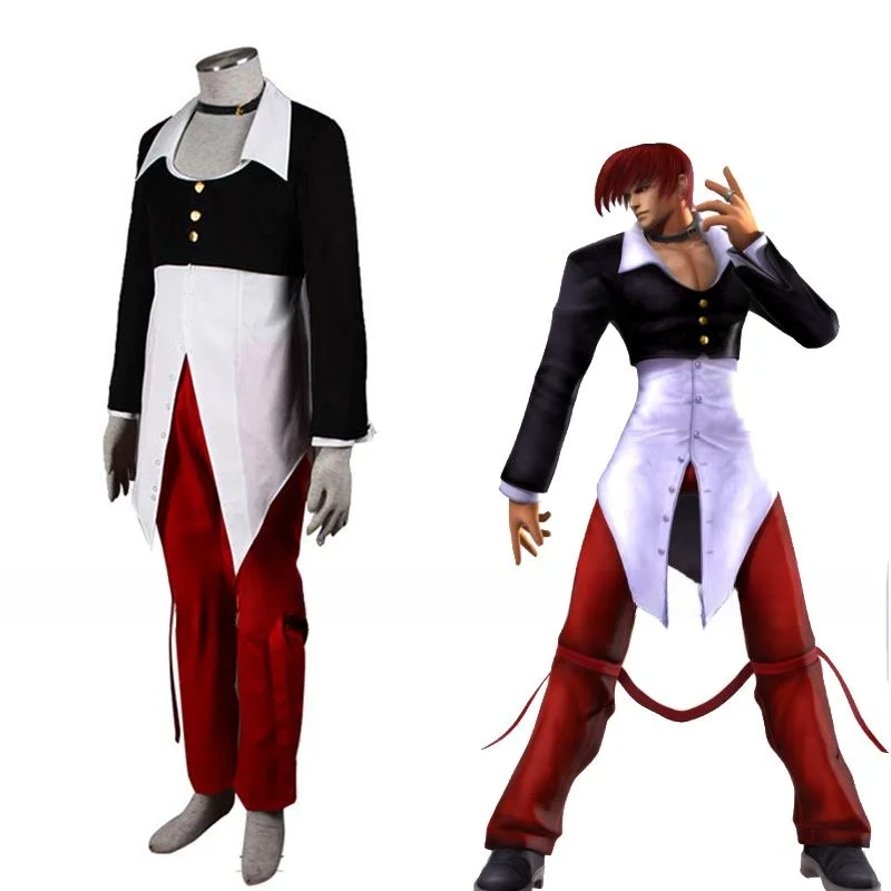 Iori Yagami Cosplay kostým parochňa King King Bojovníci anime hry cosplay uniformy kostým kostým na halloween karneval