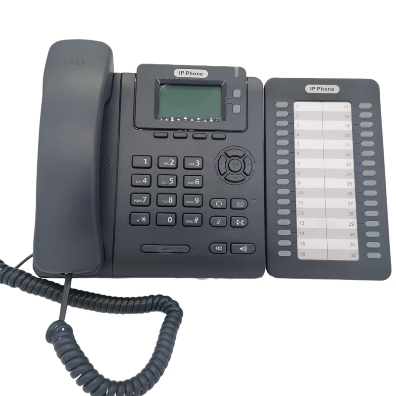 IP telefón /telefón IP s 2 linkami SIP a 32 DSS Key Panels for IP PBX Keyphone /Console